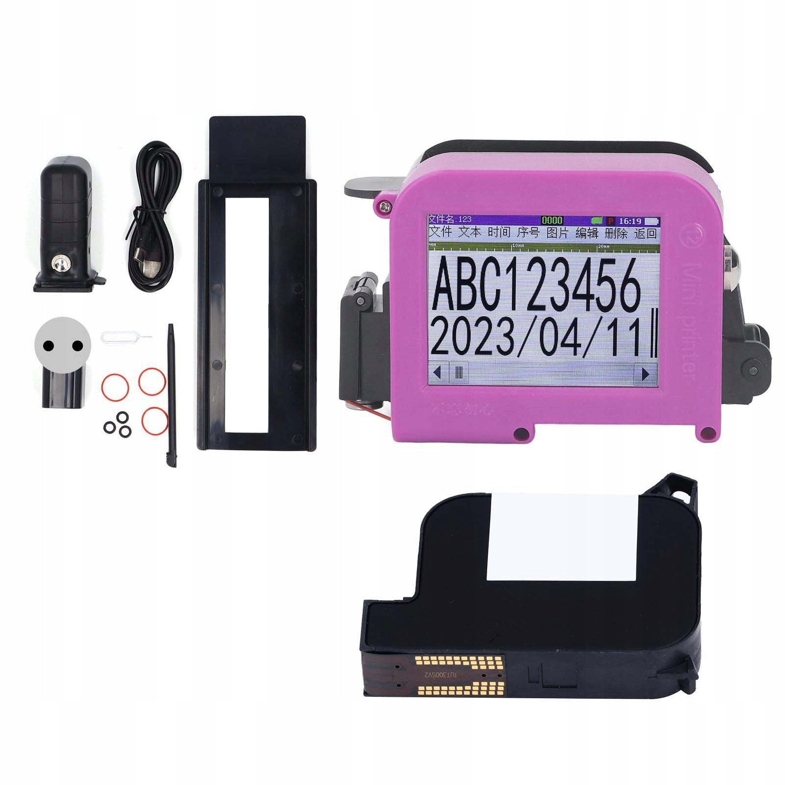 Inkjet Encoder, Multifunction Portable Mini 100-240V, Easy to Operate Printing technology other