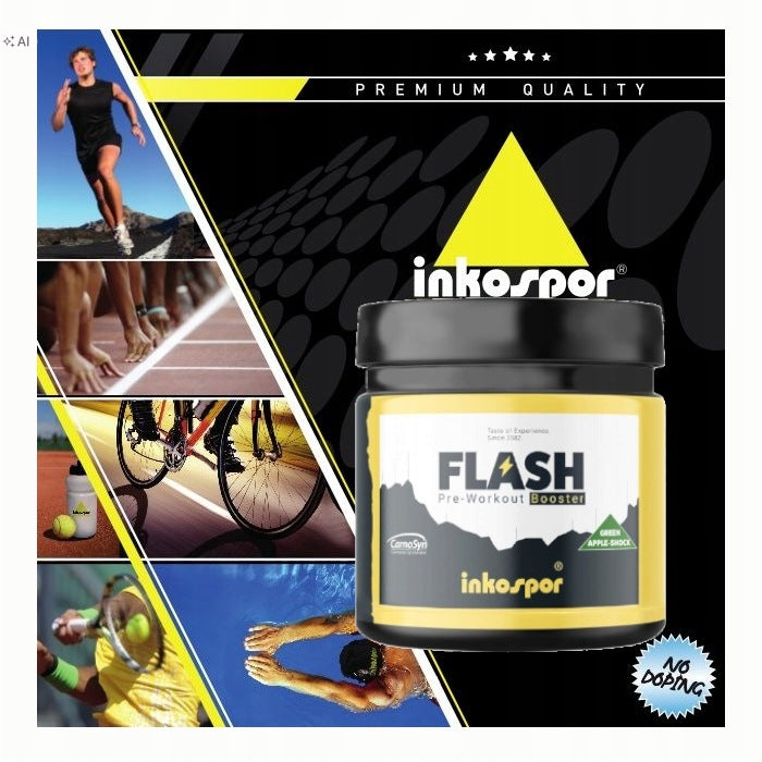 Inkospor FLASH PRE-WORKOUT BOOSTER PUMP 600g (2x 300g) Expiration date at least six months from the date of purchase
