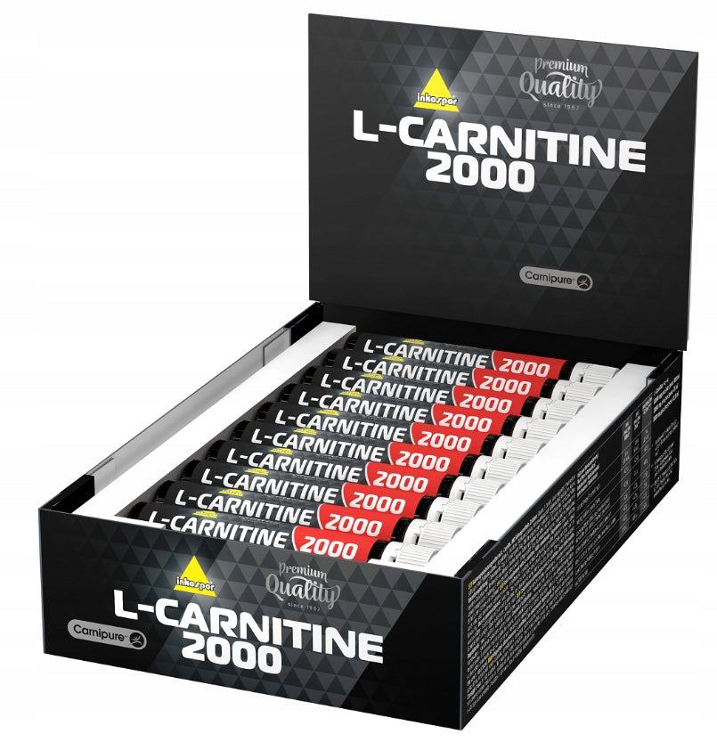 Inkospor L-carnitine 2000 20 amp. x 25 ml for fat reduction Packaging status original