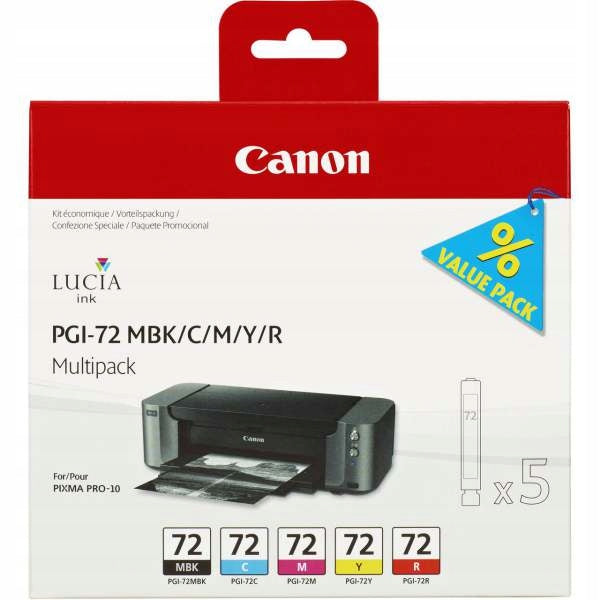 Inkoust Canon 6402B009 černý (black), červený