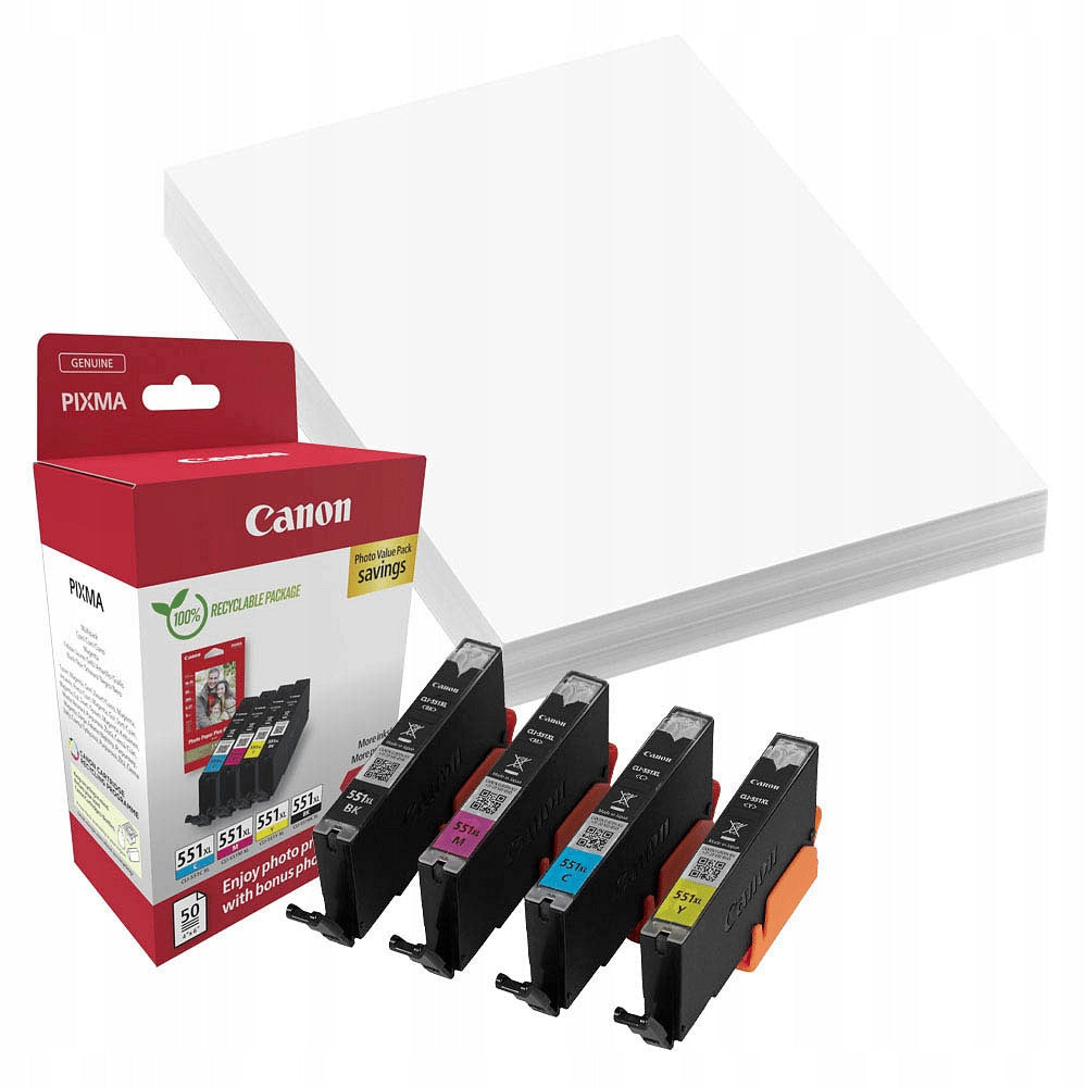 Inkoust Canon CLI-551XL 6443B008 sada Color set