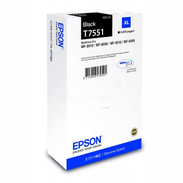 Inkoust Epson C13T75514N černý (black)