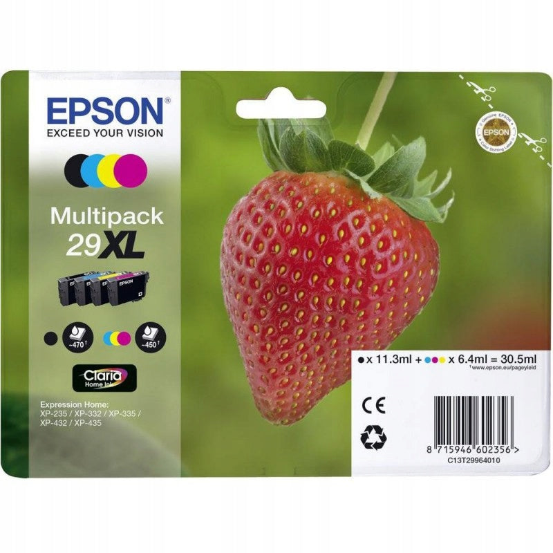 Inkoust Epson černý (black), červený (magenta),