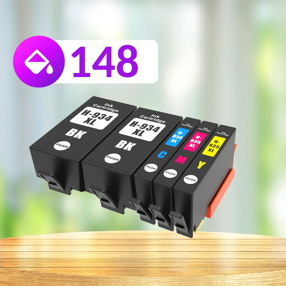 Inks 934XL 935XL for HP Officejet Pro 6230 6830 CMYK printer set Packaging status original