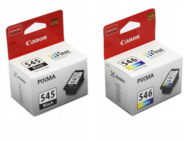 Inks Canon PG545 CL546 black + colour original set