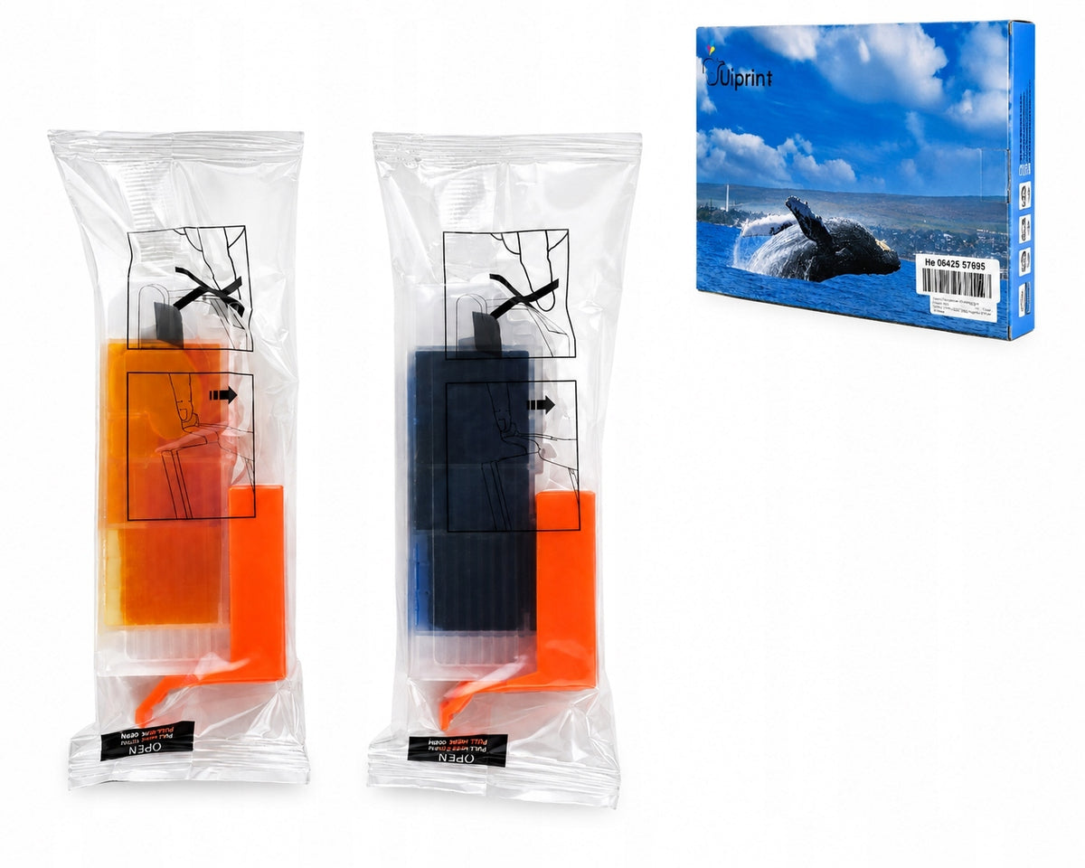 Inks Epson 25XL Replacements Uprint XL 15 pcs Ink Set Packaging status original