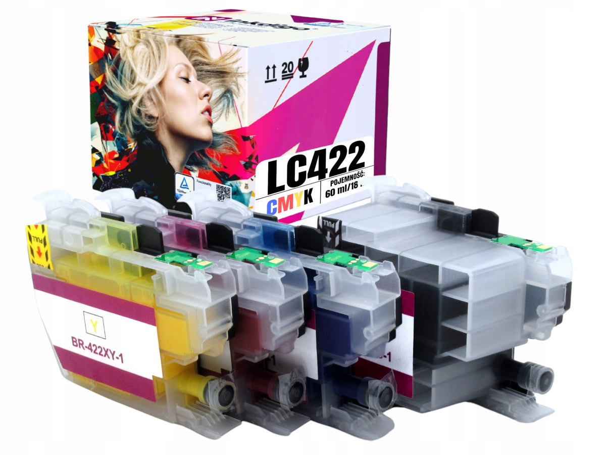 Inks LC-422XL for Brother MFC-J5340DW MFC-J5740DW Replacements for Printer