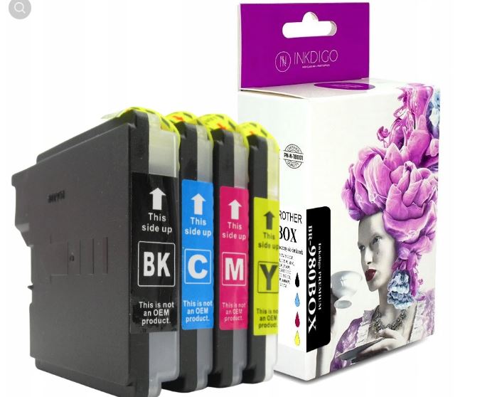 Inks for BROTHER LC985 DCP J315W - Set