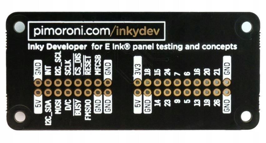 Inky Developer - HAT adapter for displays