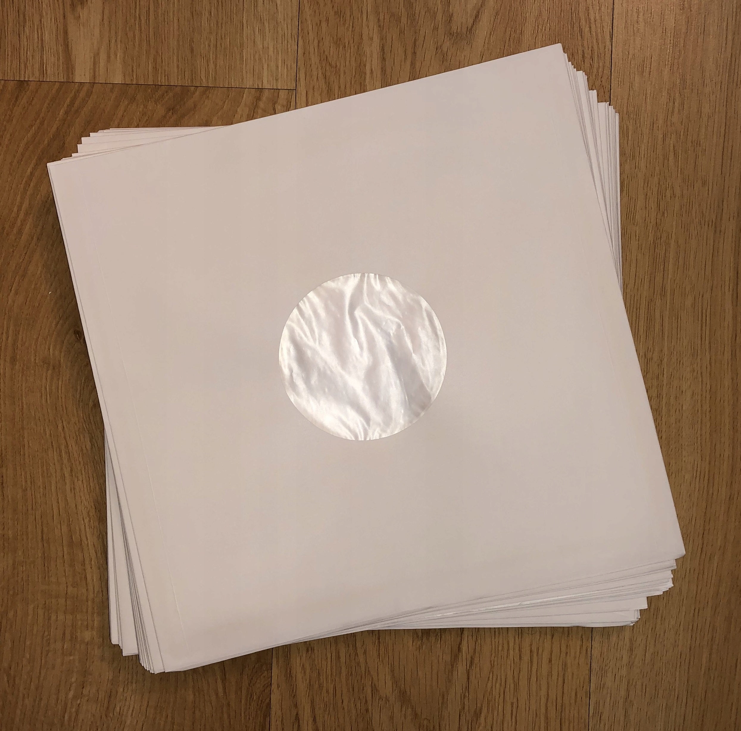 Inner envelopes paper covers with PREMIUM foil for Vinyl LP 12" 50pcs Manufacturer code innaeteERG