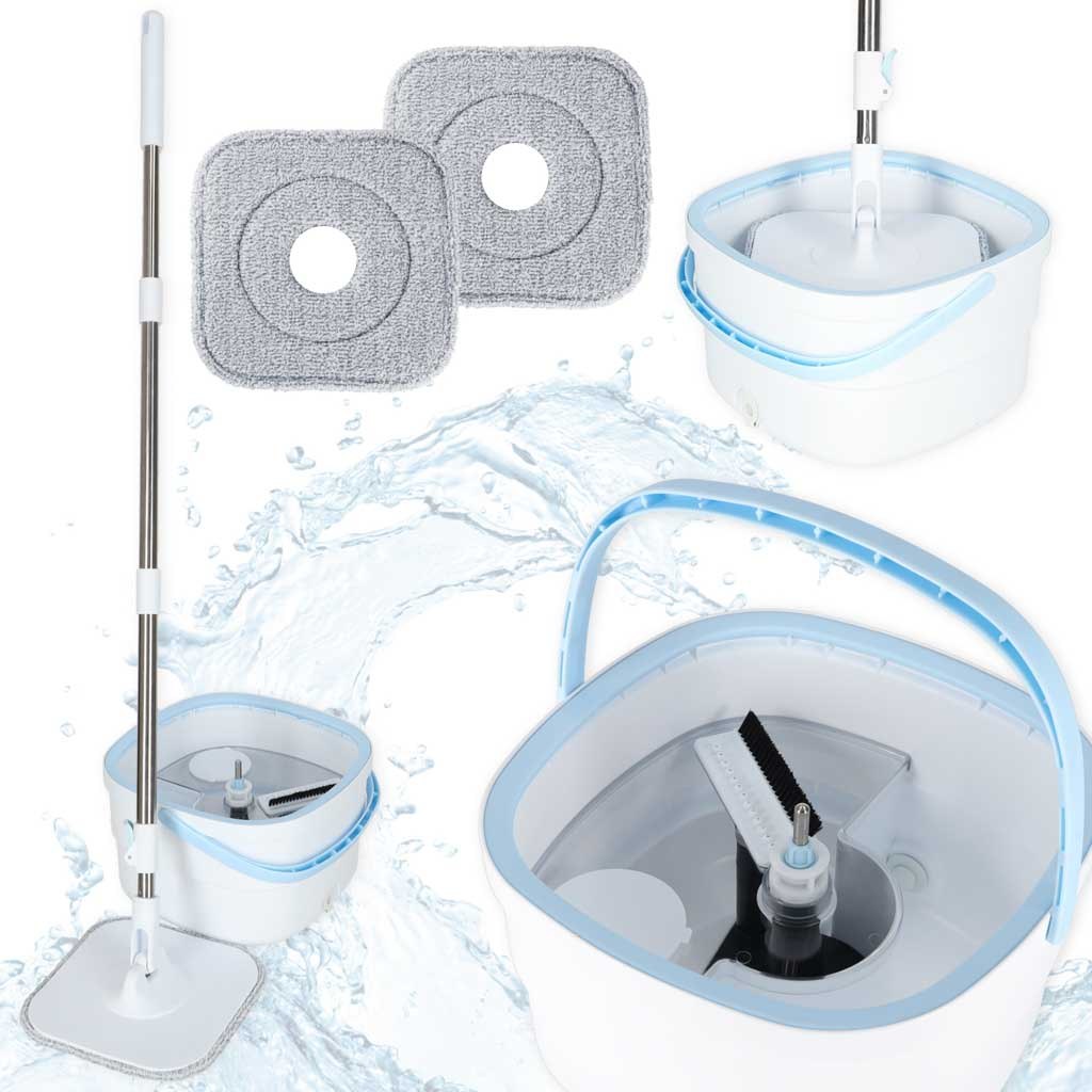 Innovative Flat Rotary Mop With Square Bucket And Water Separation Manufacturer code 5908141800976
