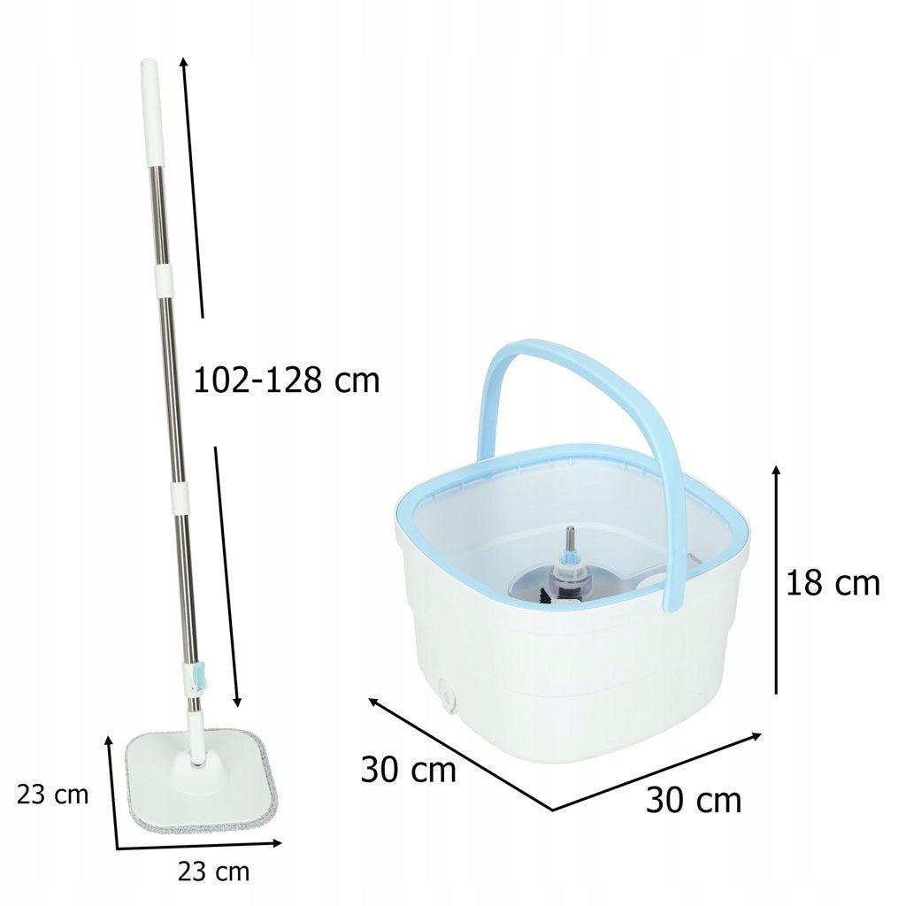 Innovative Flat Rotary Mop With Square Bucket And Water Separation Packaging status original