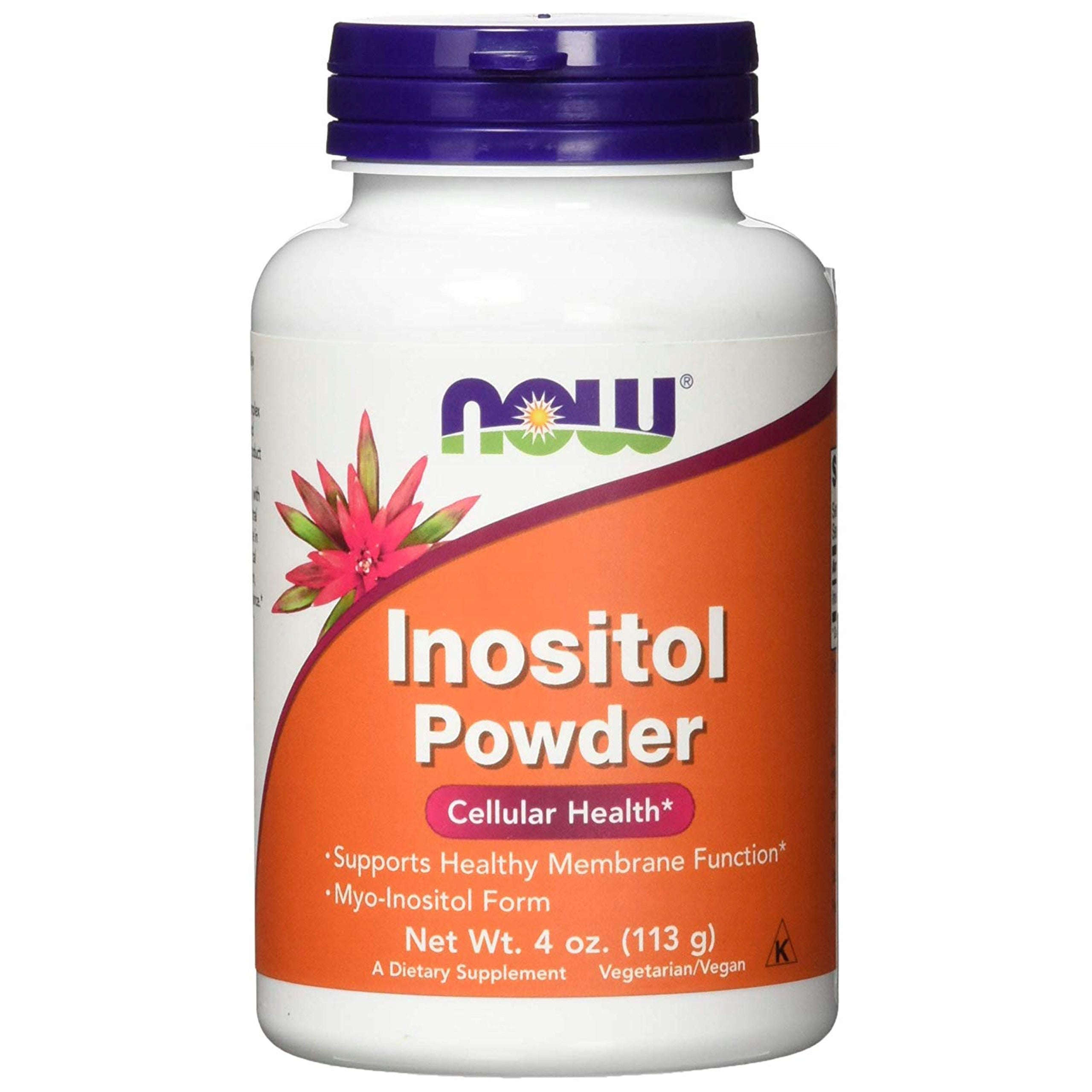 Inositol mood concentration nervous system powder 113g NOW Foods