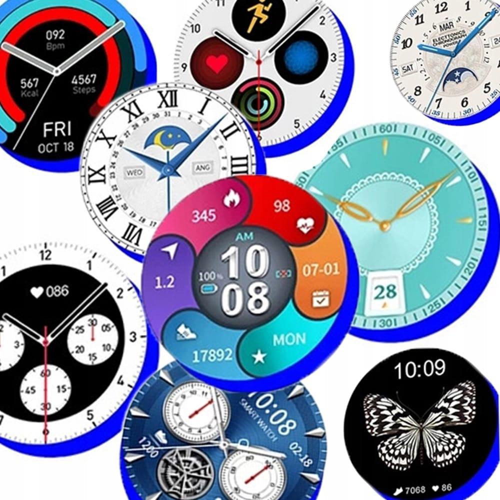 Inox LCD smart watch touch 2 bands BT 5.0 Android and iOS LUXURY gold Batteries included yes
