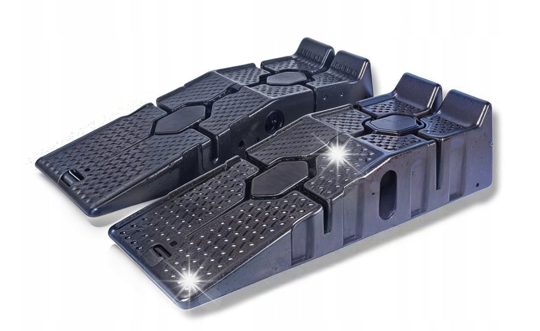 Inrun Threshold Driveway Ramp 17cm Height Plastic Black Anti-slip