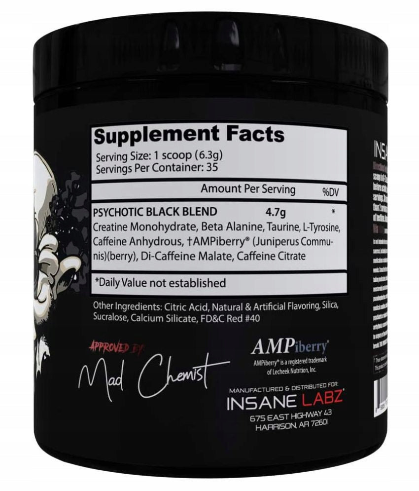 Insane Labz Psychotic 220g Watermelon Brand Insane Labz