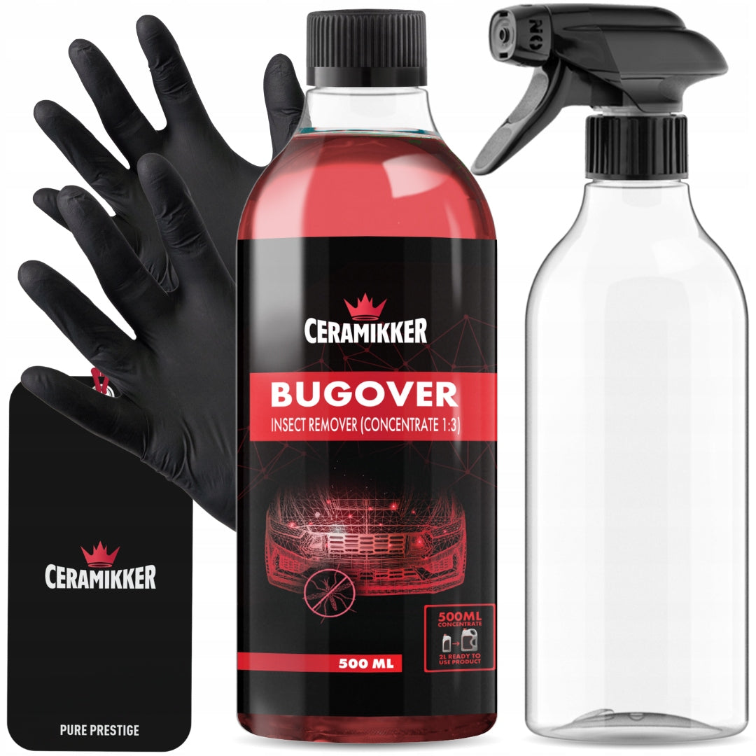Insect Removal Liquid Insect Cleaner Window Bug Remover CERAMIKKER BugOver