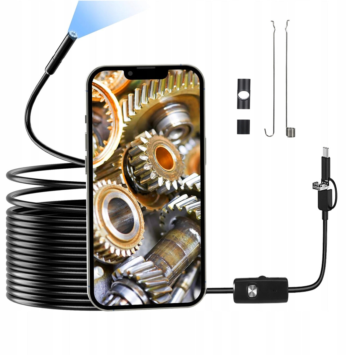 Inspection Camera Workshop Endoscope for Android Phone USB Pipe 10m