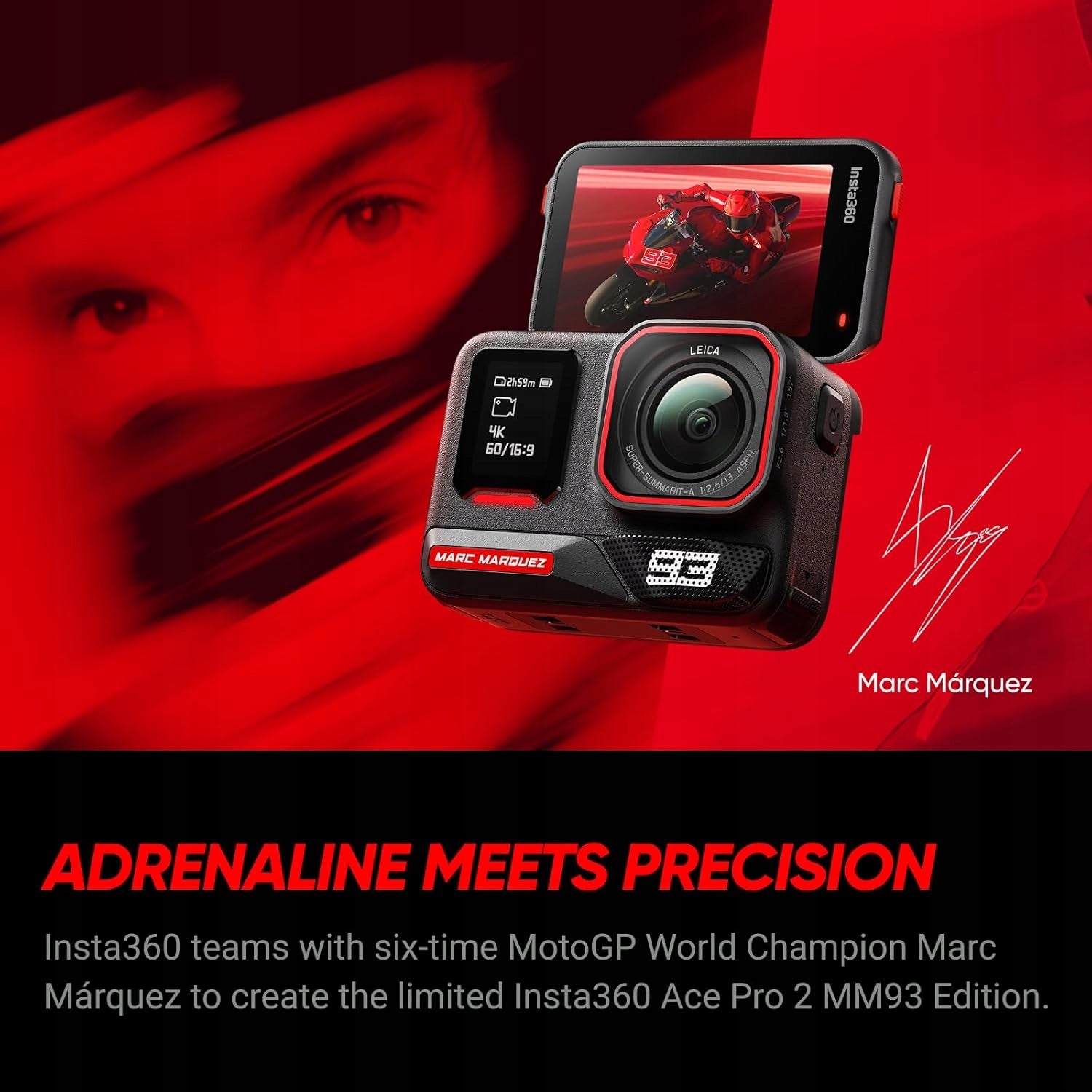 Insta360 Ace Pro 2 MM93 Kamera Sportowa 8K Marc Márquez Moto Manufacturer code CINSBBGA