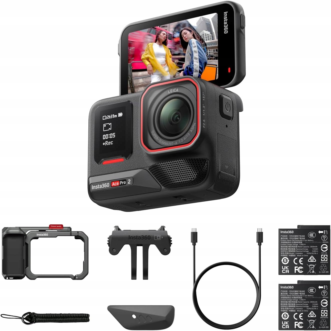 Insta360 Ace Pro 2 Xplorer 8K Sports Camera Leica Technology Kit