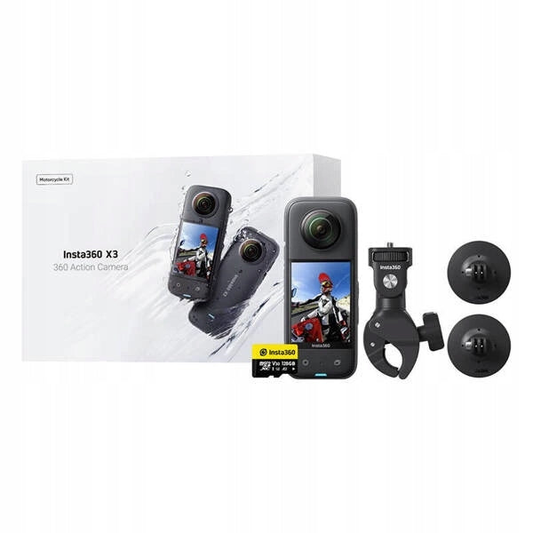 Insta360 X3 Motorcycle Kit |Bicycle/Motor Kit |64GB Card |New Version Packaging status original