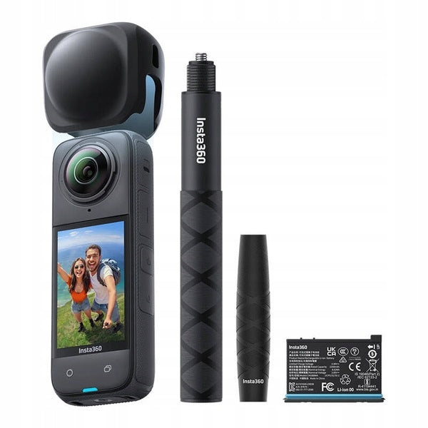 Insta360 X4 Travel Bundle, set: boom 85cm + cover + 2xAKU