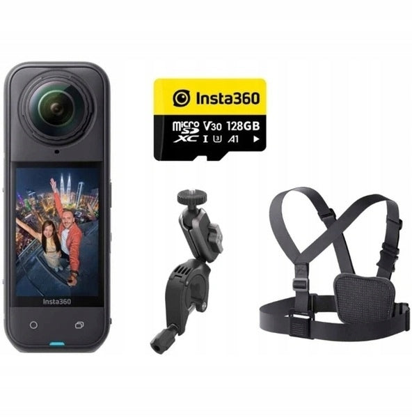 Insta360 X5 Cycling Bundle, Sports Camera Bike Set