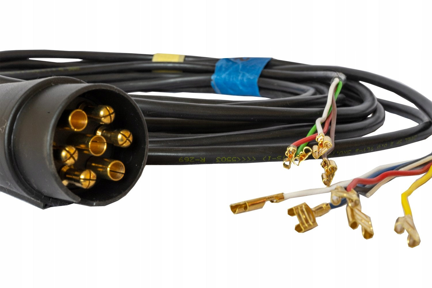 Anhängerkabel mit 7-poligem Stecker 