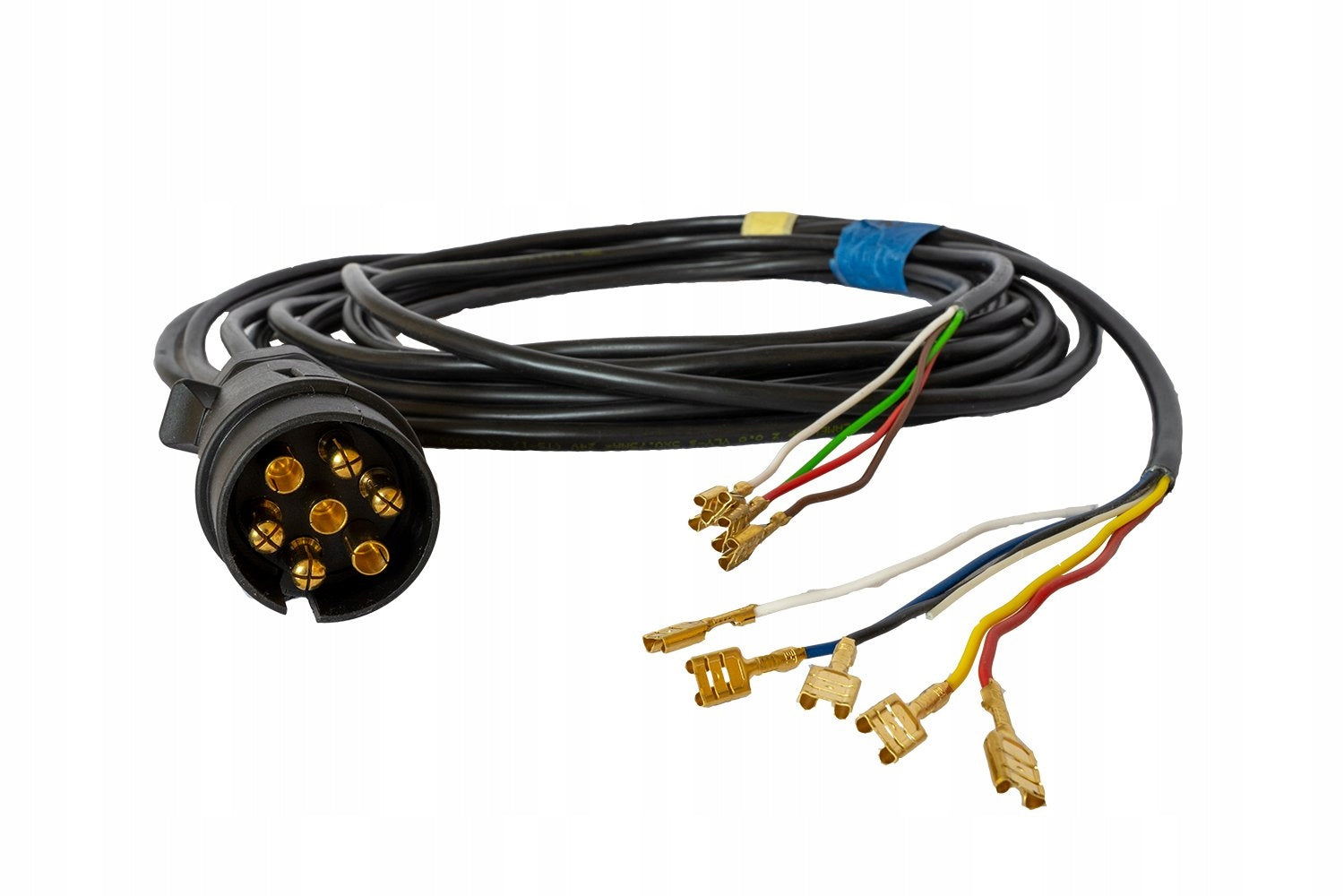 Anhängerkabel mit 7-poligem Stecker 