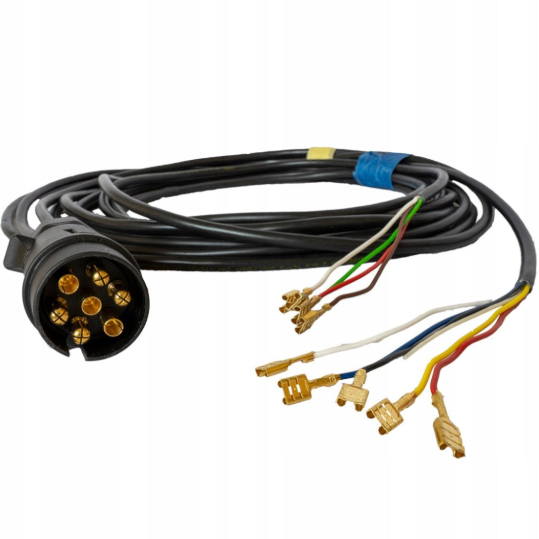 Anhängerkabel mit 7-poligem Stecker 