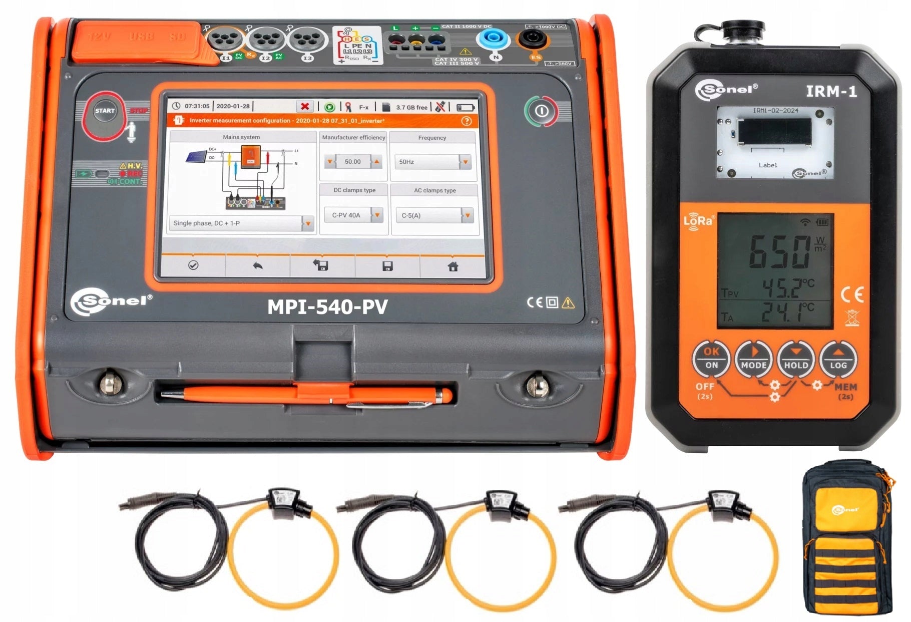 Installation Meter Sonel MPI-540-PV Solar