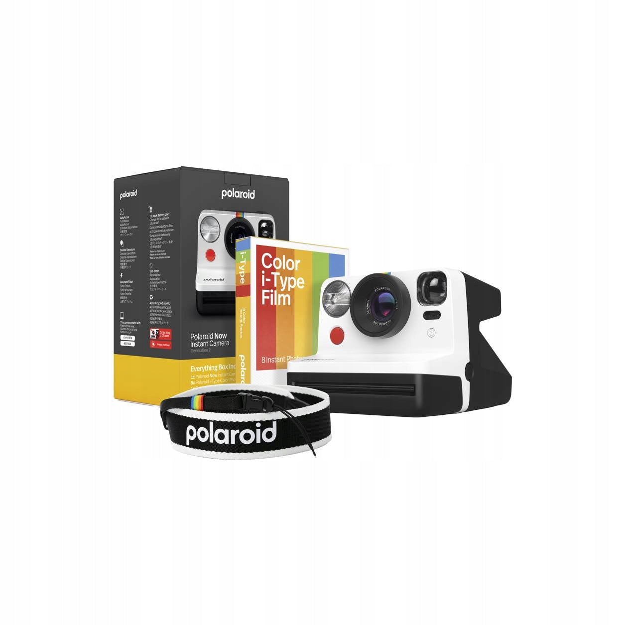 Instant CAMERA POLAROID advanced autofocus white