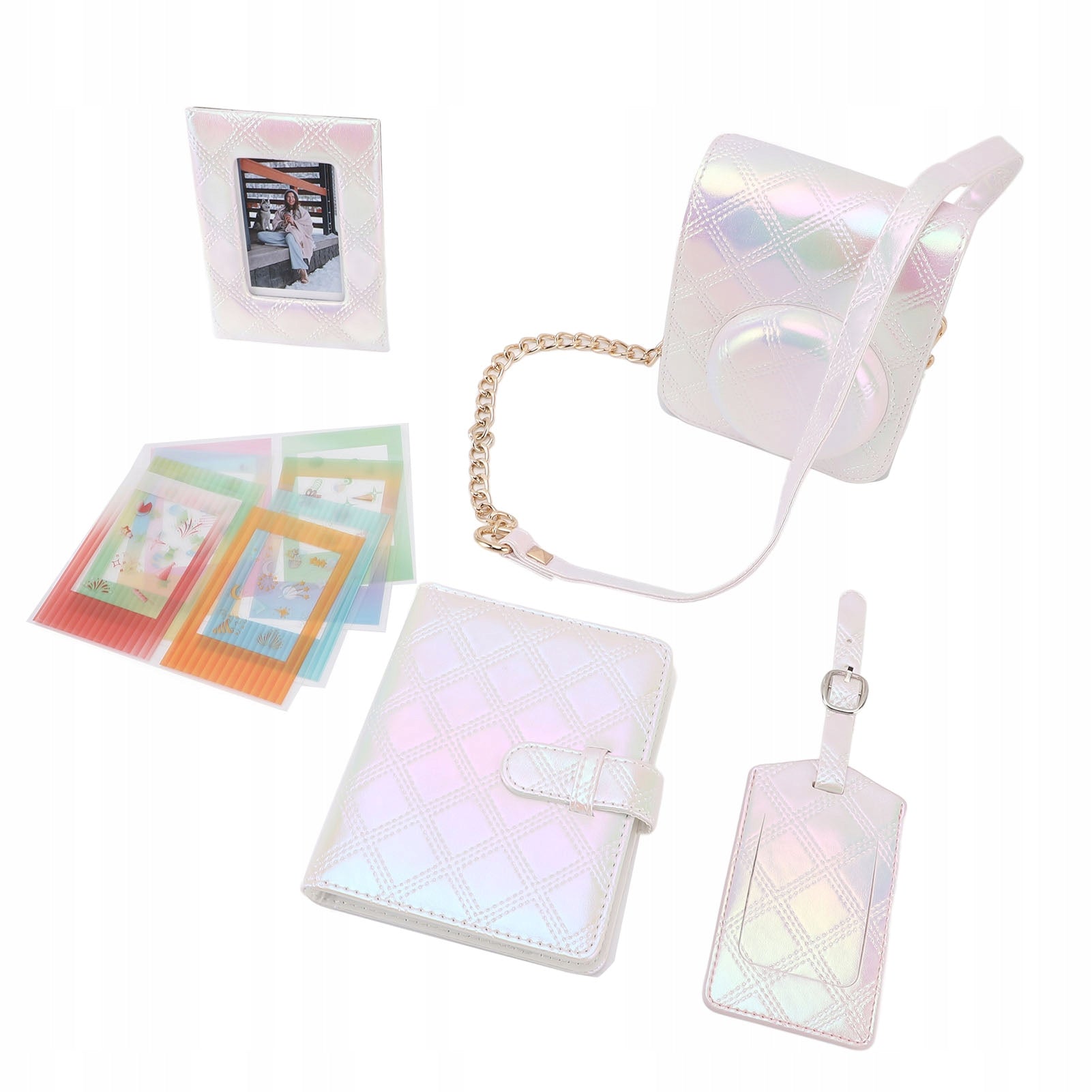 Instant Camera Bag, Instant Camera Protective Fur in Square Kra