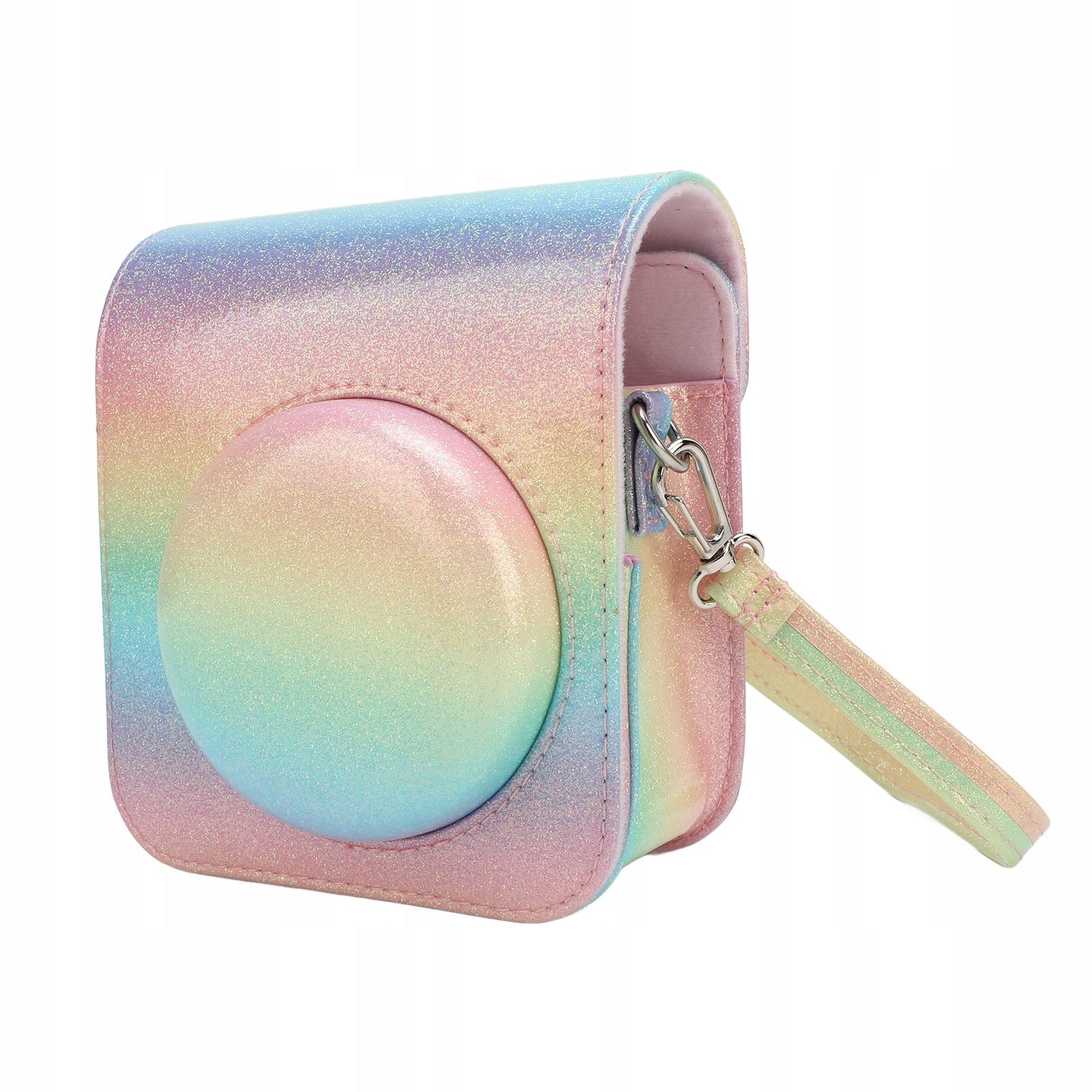 Instant Camera Case, Portable Leather Instant Camera Bag Brand no brand