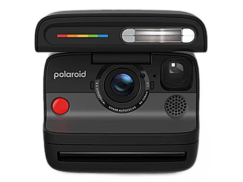 Instant Camera POLAROID Flip Black + Color Cartridges (8-Pack)