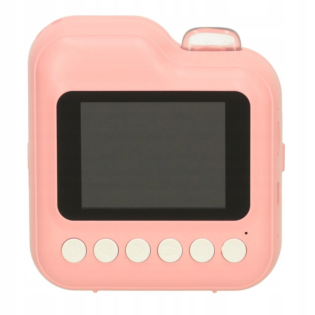 Instant Camera Thermal Printer Pink 1GB 24mpx Brand Ikonka