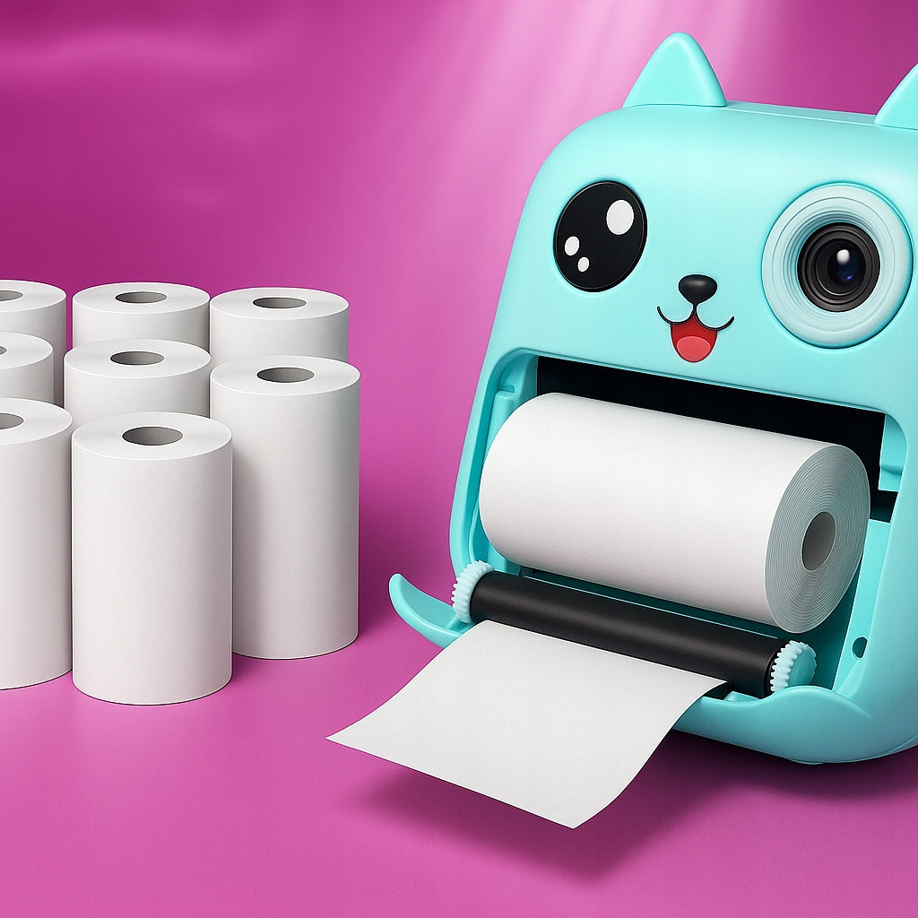 Instant Camera Thermal Printer for Children PRINTING 2 + 13 Rolls Packaging status original