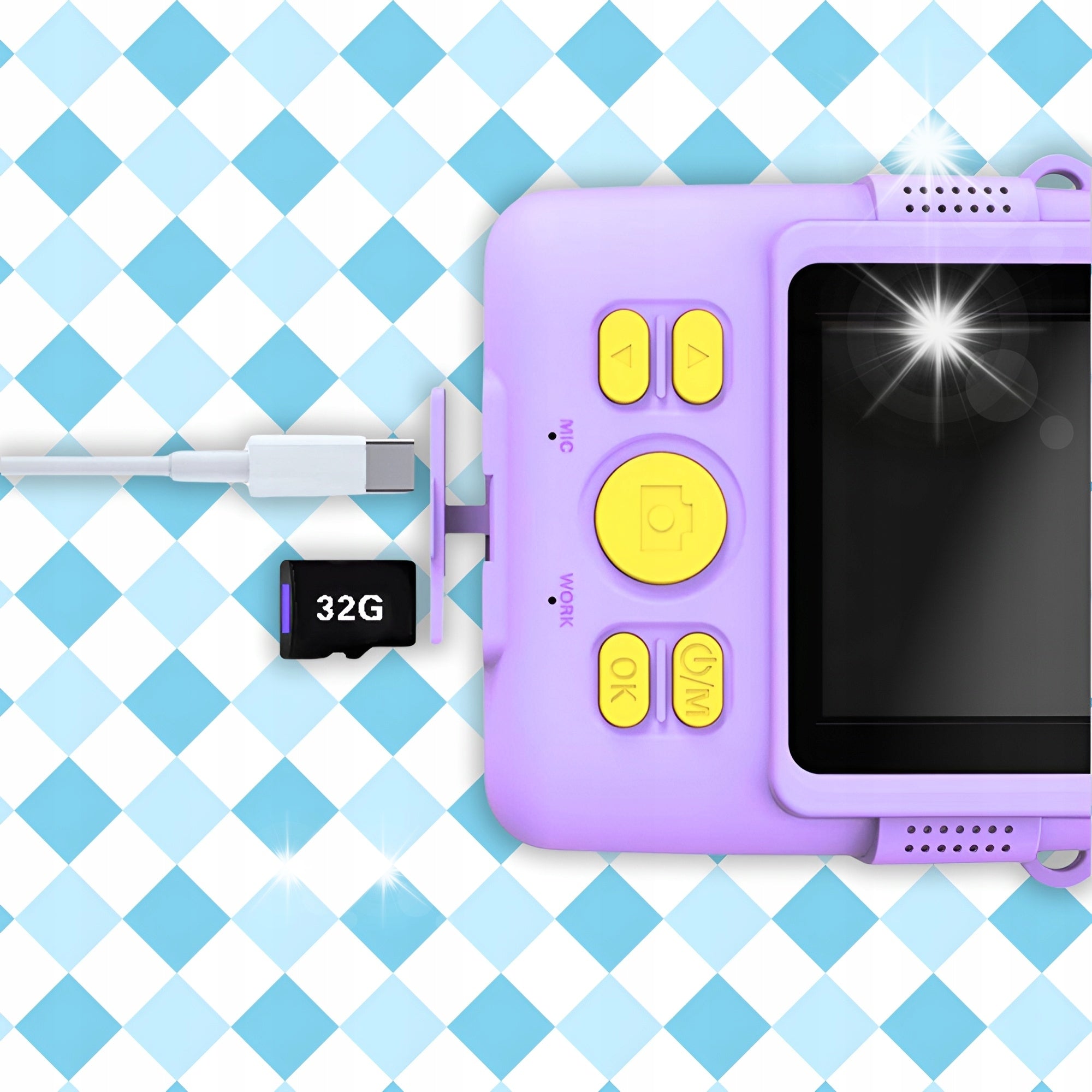 Instant Camera for Kids Digital Camera with Printer Print 14 ROLLS