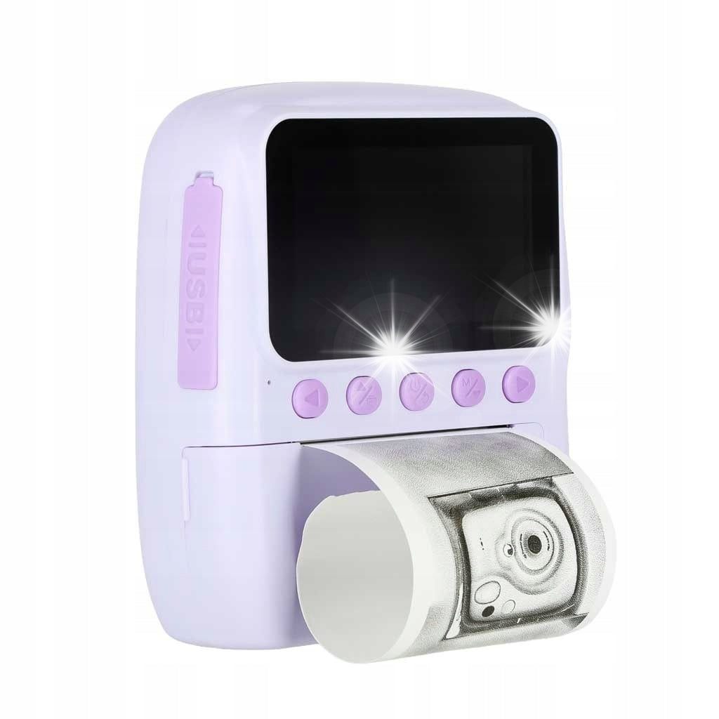 Instant Digital Camera 16x 128GB Purple Marker Cartridges