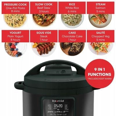 Instant Pot Duo Plus with WhisperQuiet Multi-Cooker 6 Quart (5.7L) - Black, Electric Brand Instant Pot