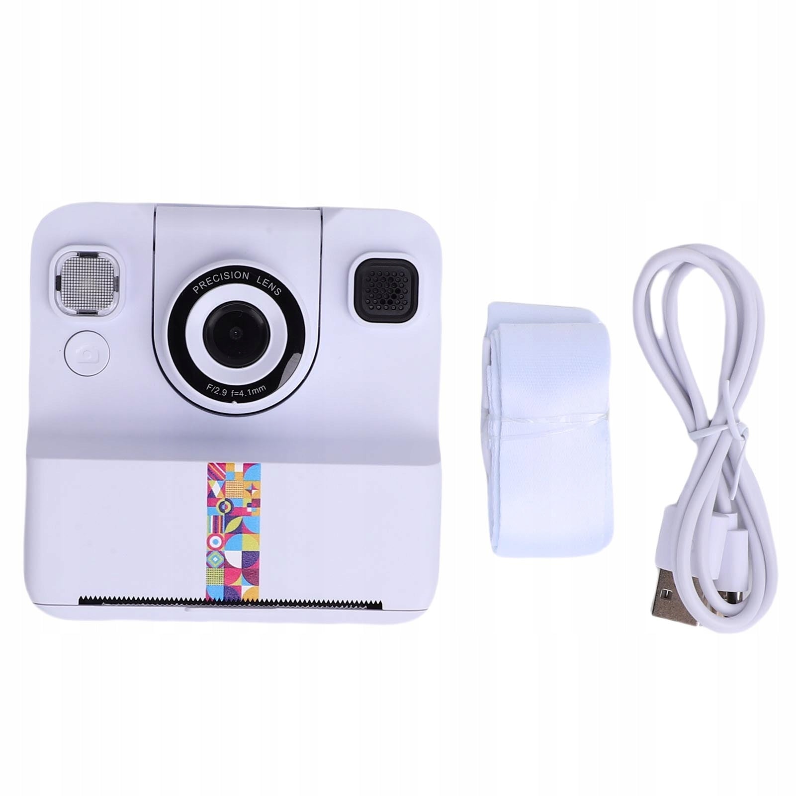 Instant Print Camera 2.4 Inch HD Screen 24mp Photo 1080p Video U3 Model 5664JQWO