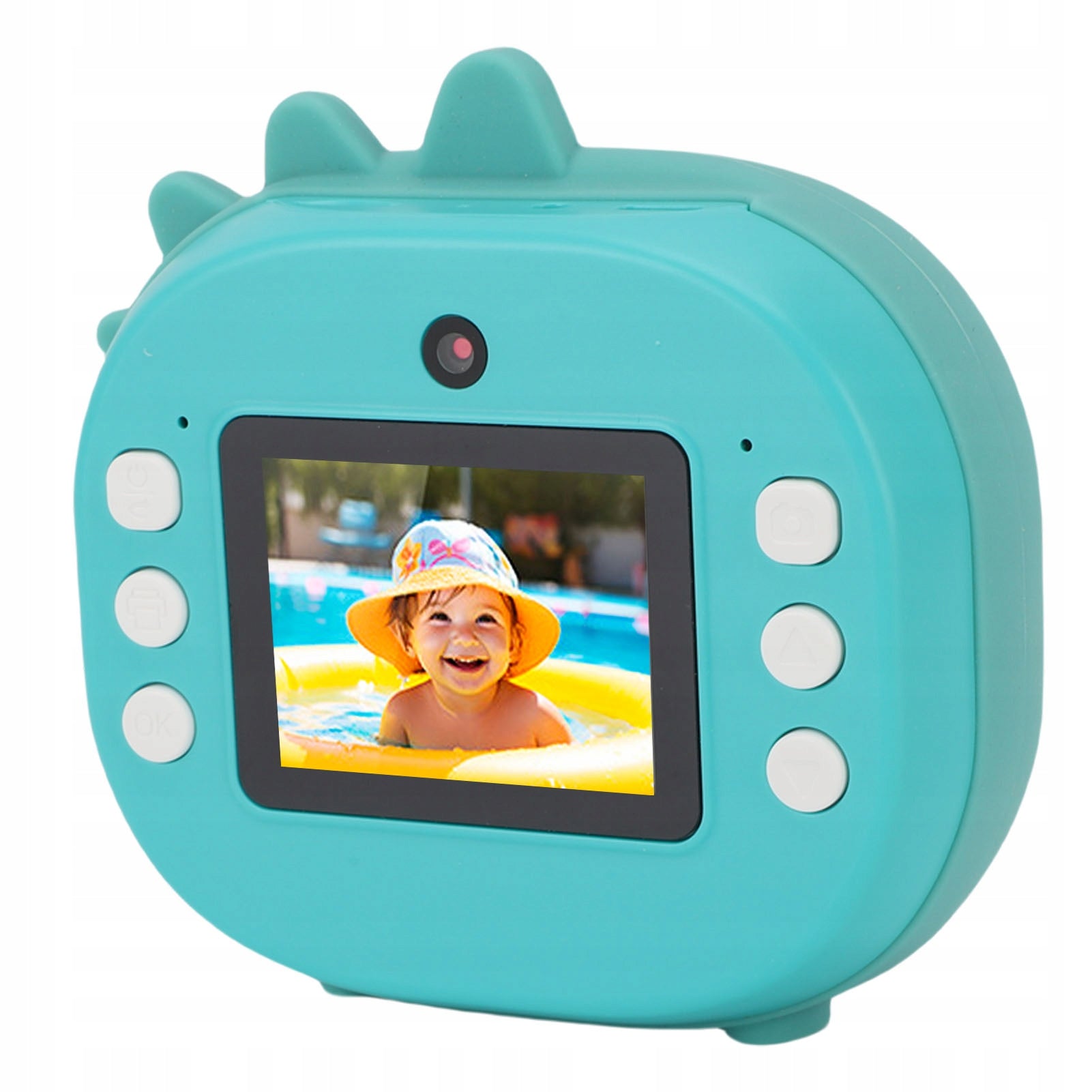Instant Print Camera Cute Dinosaur Shape 48MP 2,0 Inch G0 Screen Batteries included no