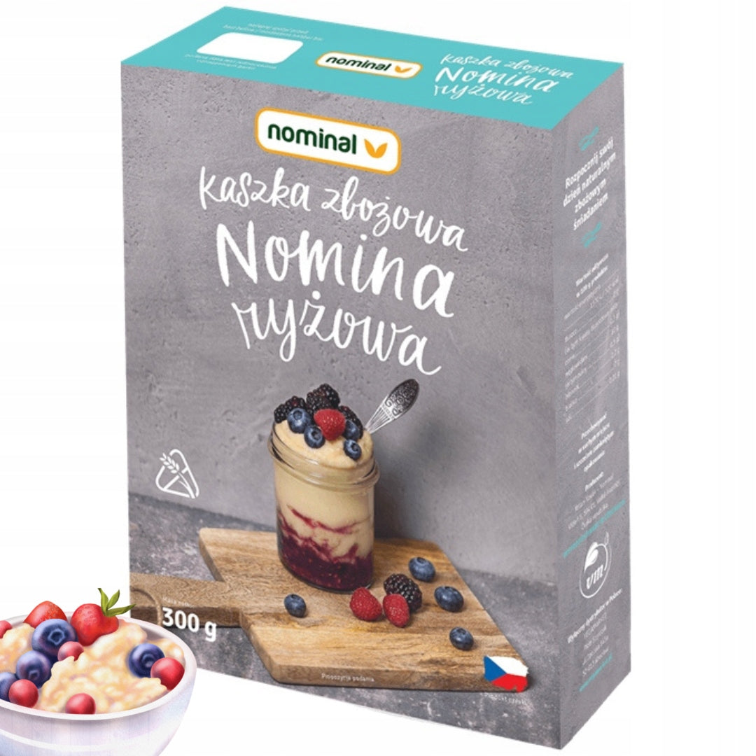 Instant RICE porridge for children GLUTEN-FREE healthy PREMIUM 300g Nominal !