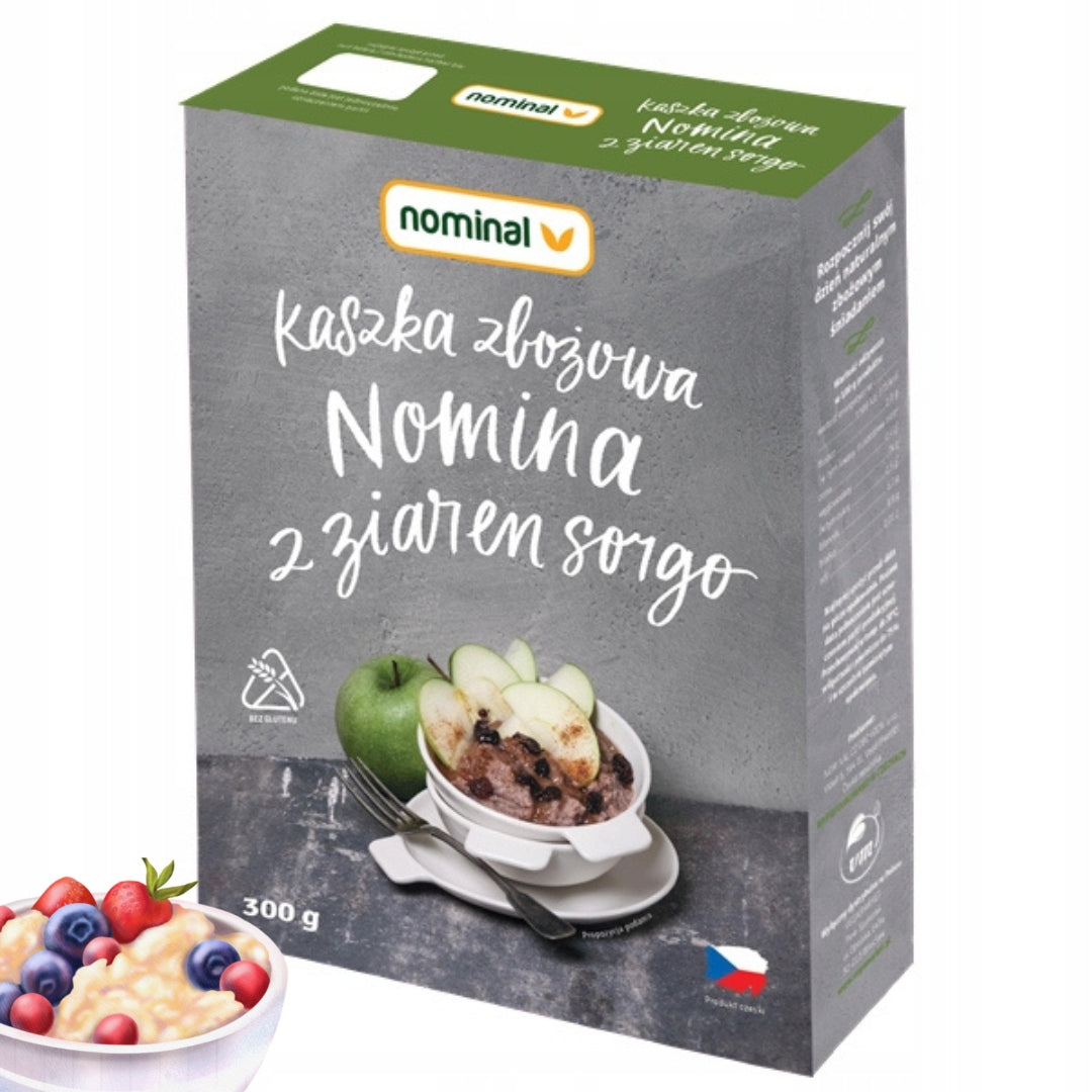 Instant SORGHUM AND RICE porridge for children GLUTEN-FREE healthy 300g Nominal !