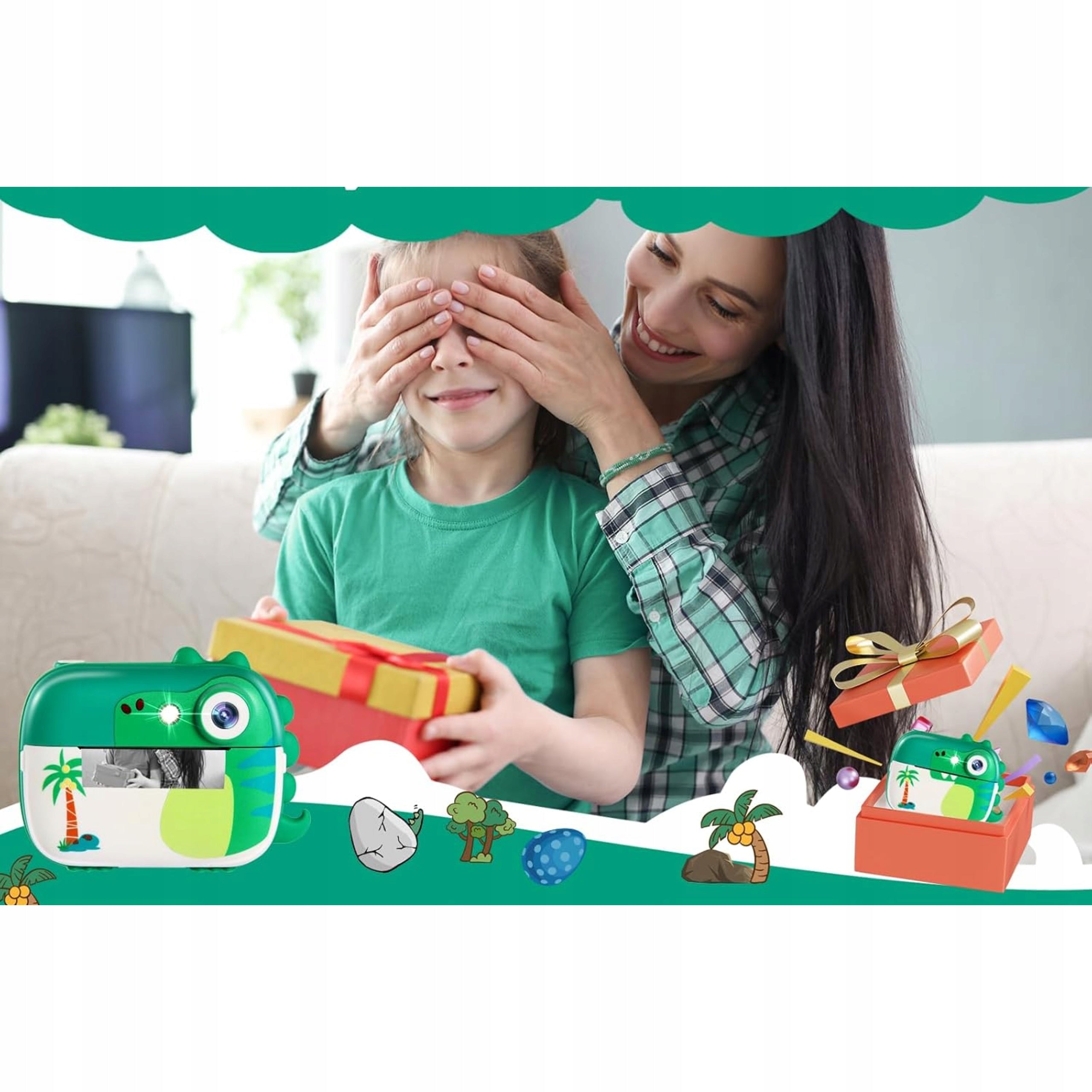 Instant camera for children with 32 GB memory card + IPS paper rolls Packaging status original