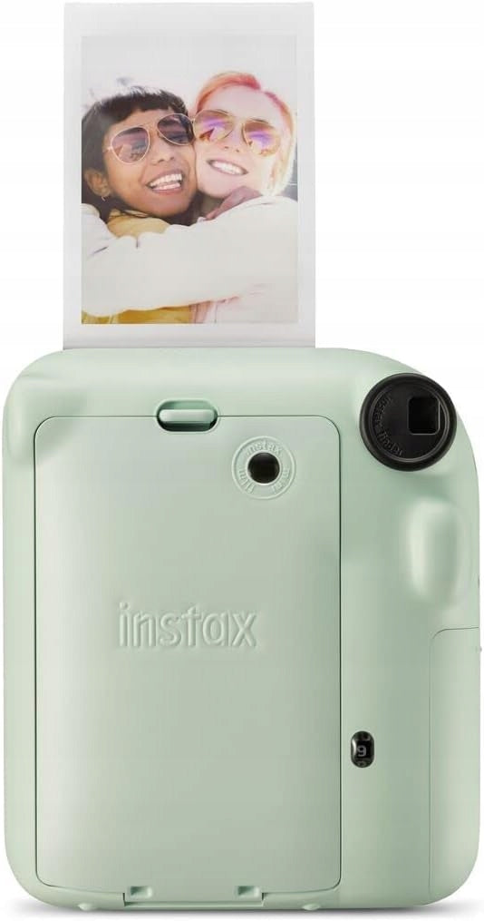 Instax Mini 12 instant camera green selfie autofocus Model 16806119+2PK