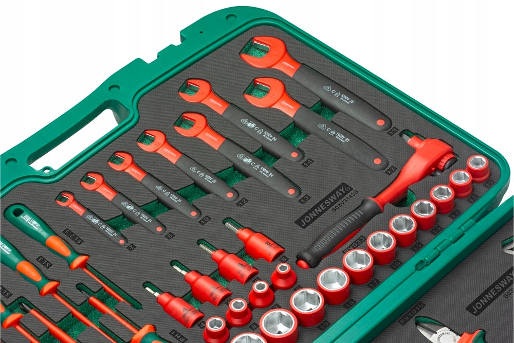 Insulated Hand Tool Set 1000V 43pcs Electric VDE Screwdrivers Product weight with unit packaging 12 kg