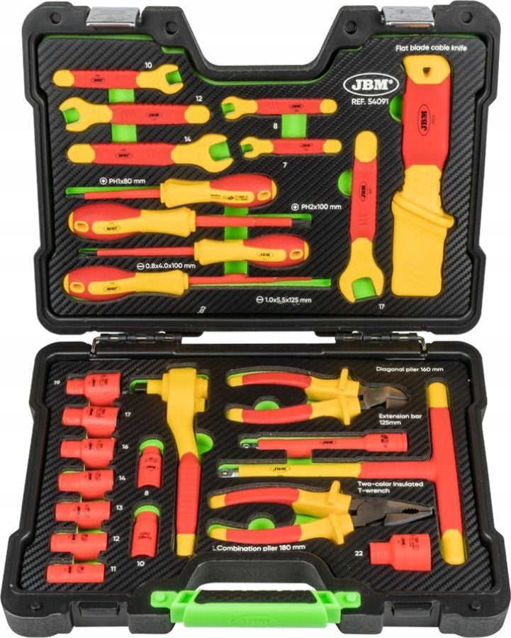 Insulated VDE Tool Kit 1000V 26pcs VDE D.54091