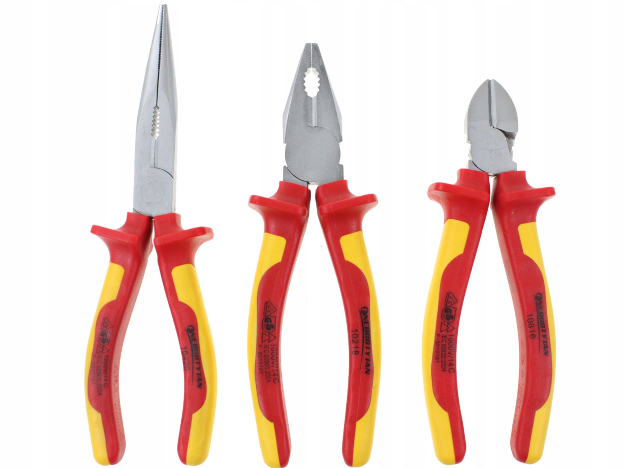 Insulated tool set - 3 pcs / 1000V / Pliers ENERGOTYTAN Poland Packaging status original