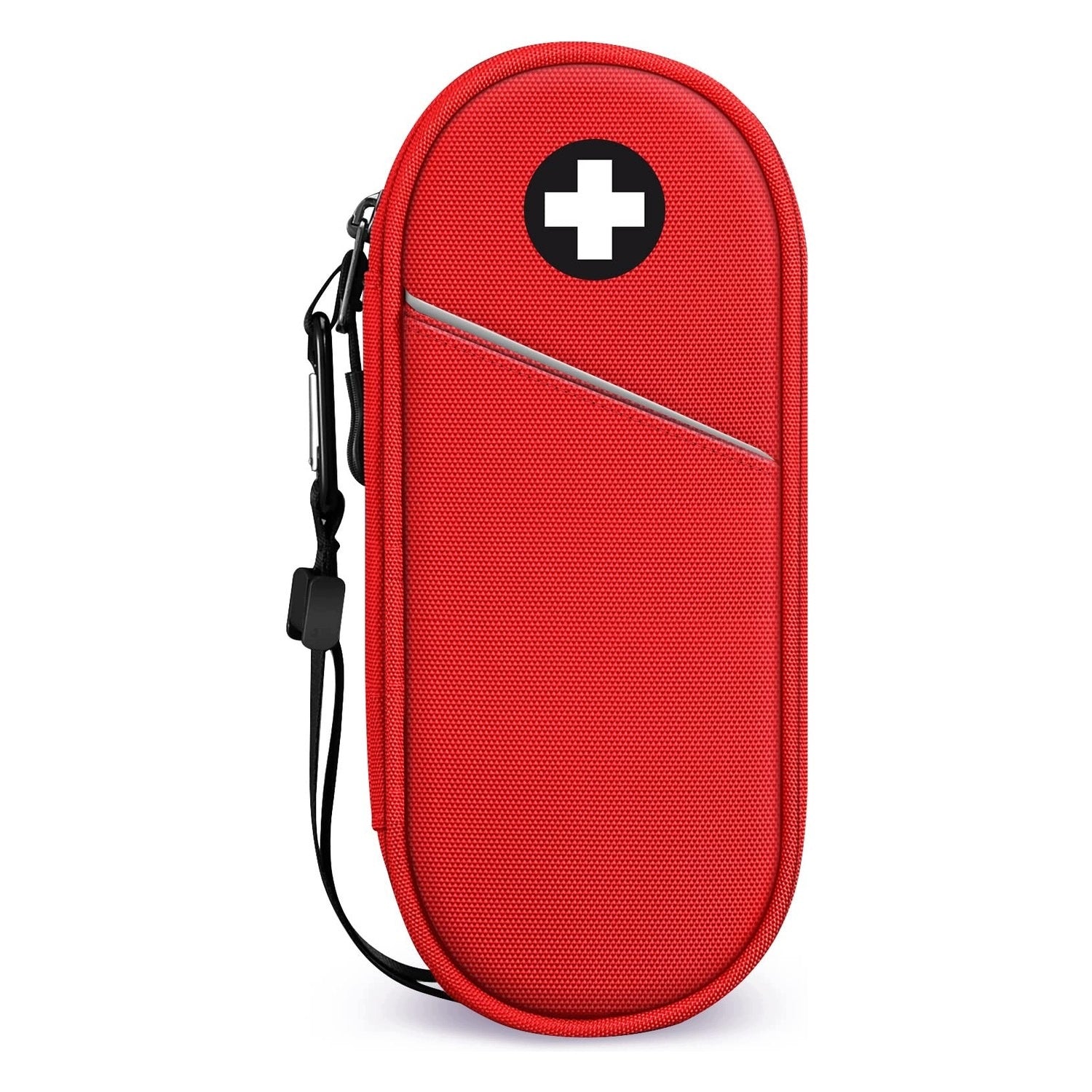 Insulating medicine organizer EpiPen - red - for transport